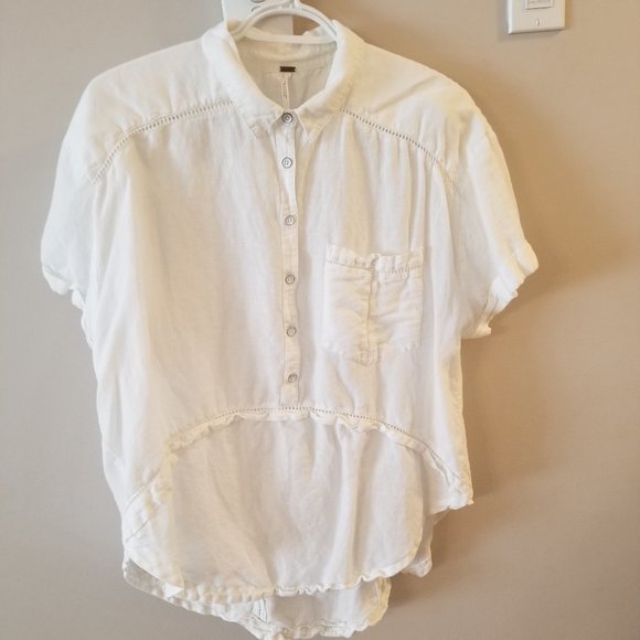 Free people linen tunic like top - Picture 1 of 1